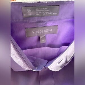 Nordstrom Kids' Solid Button-Up Dress (light purple & blue)  Shirts - Size 18